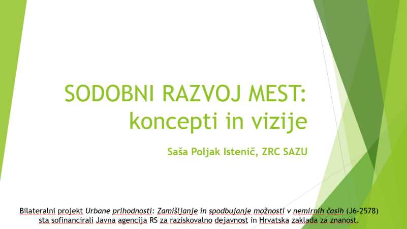 Predavanje pri vajah predmeta Antropologija prostora