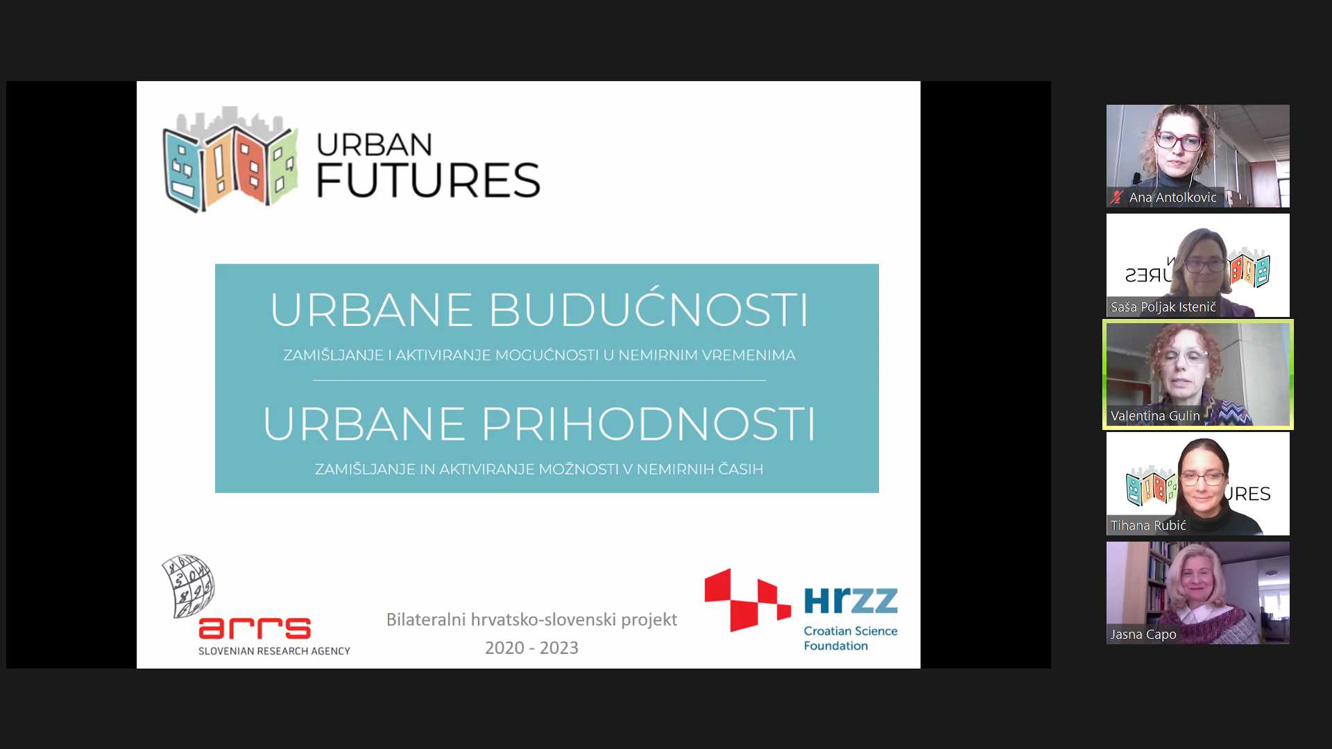 Presentation of the project in Croatia